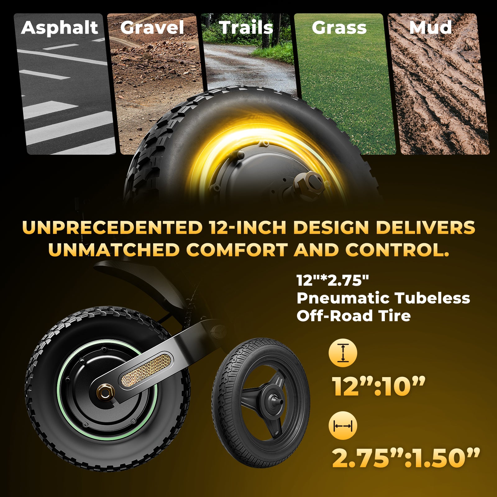 GT4 2400W Dual Motor Off-Road Electric Scooter(🔥 BFCM Sale)