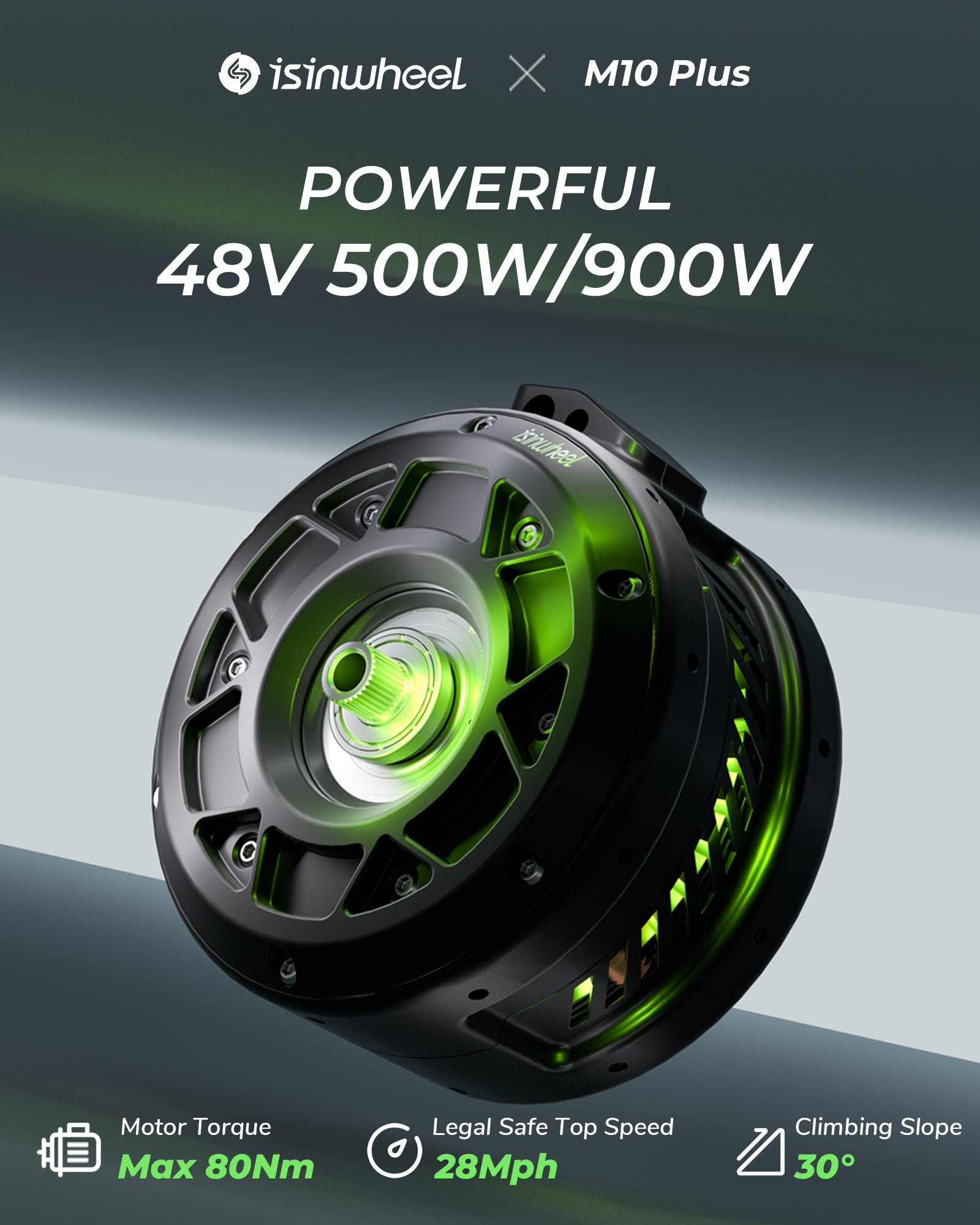 Vélo électrique isinwheel M10Plus