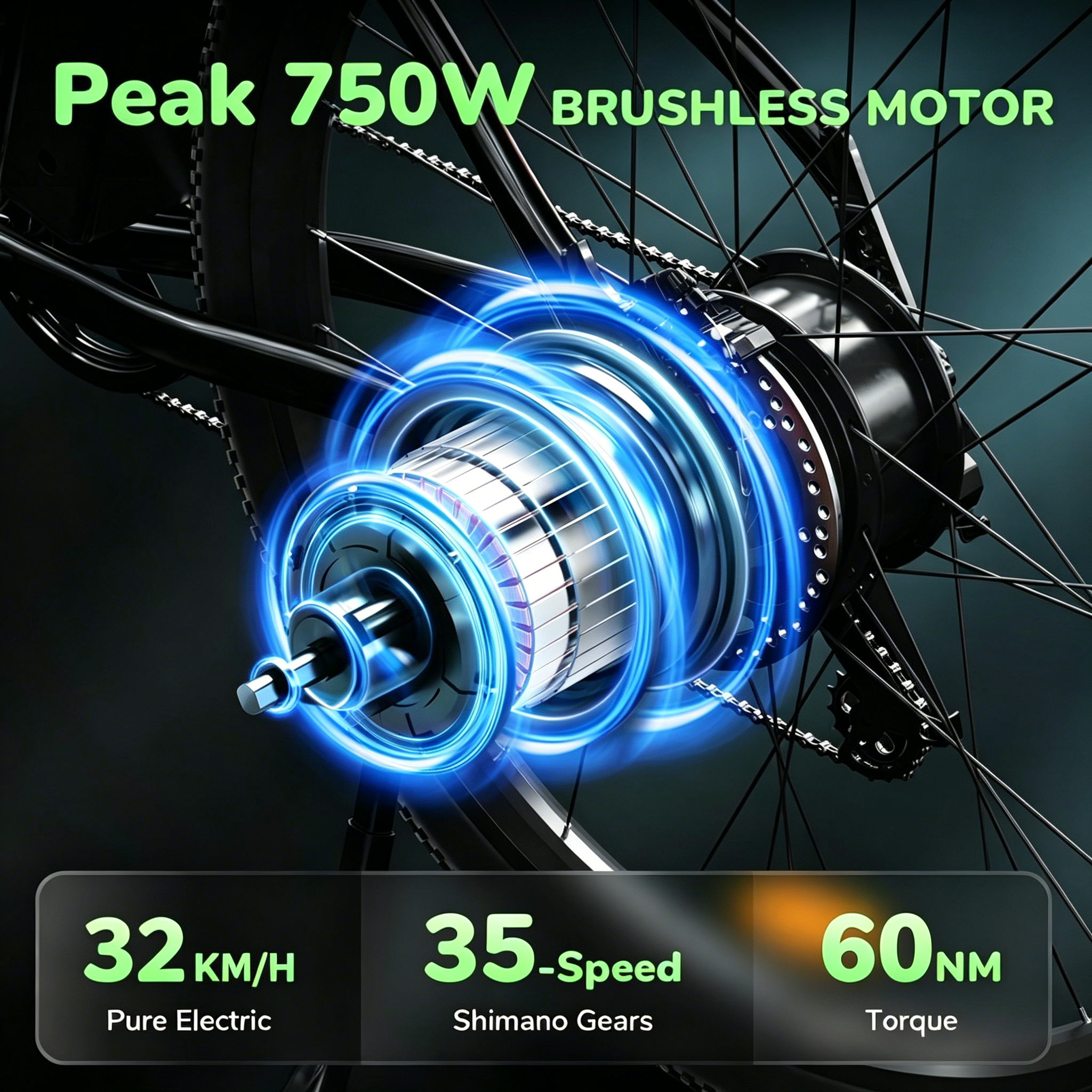 isinwheel M10s 750W Electric Commuter Bike