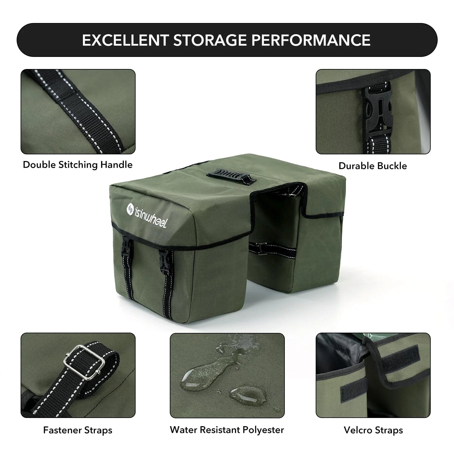 Bike Rack Pannier Bag For M10