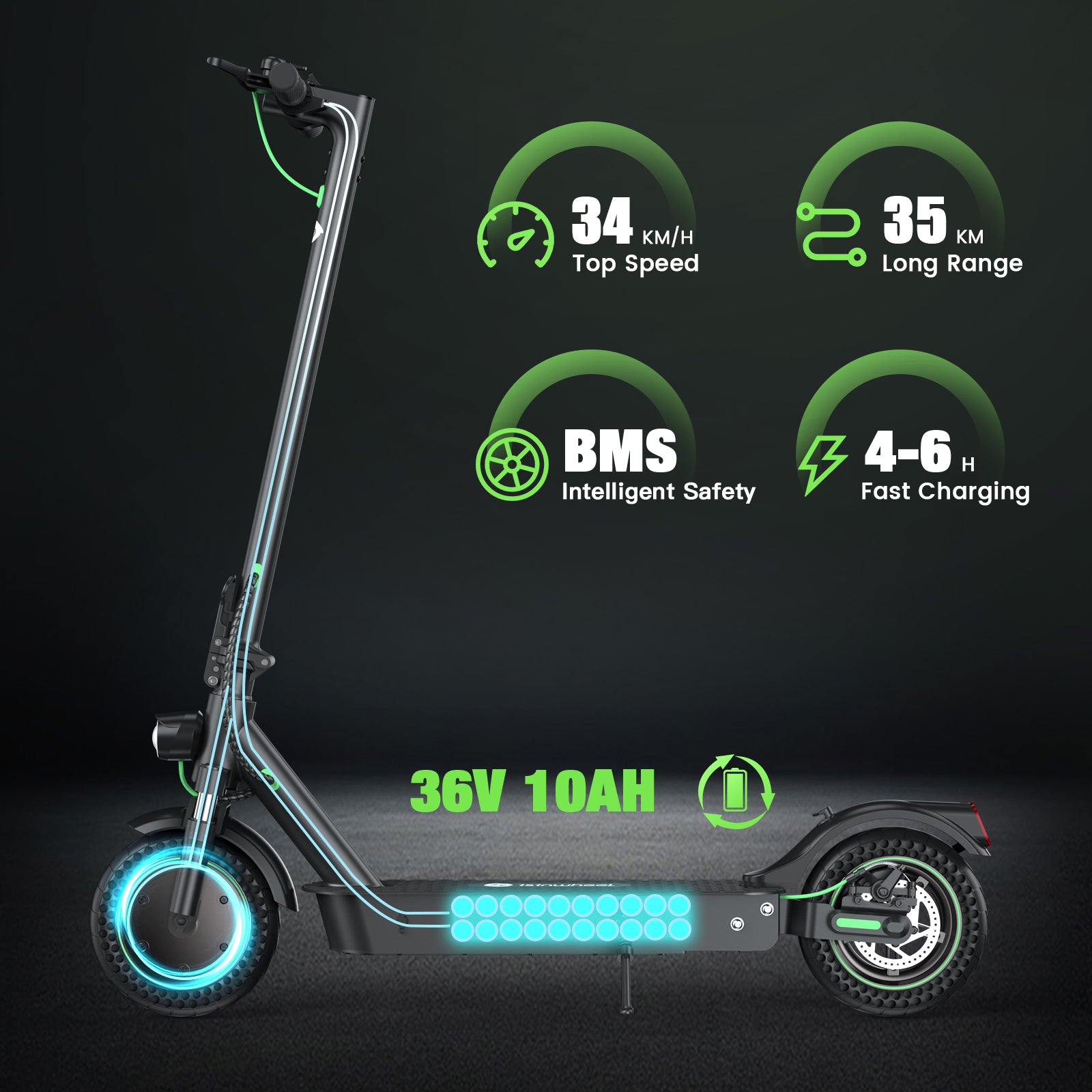 iSinwheel S9MAX 500W Electric Scooter Adult