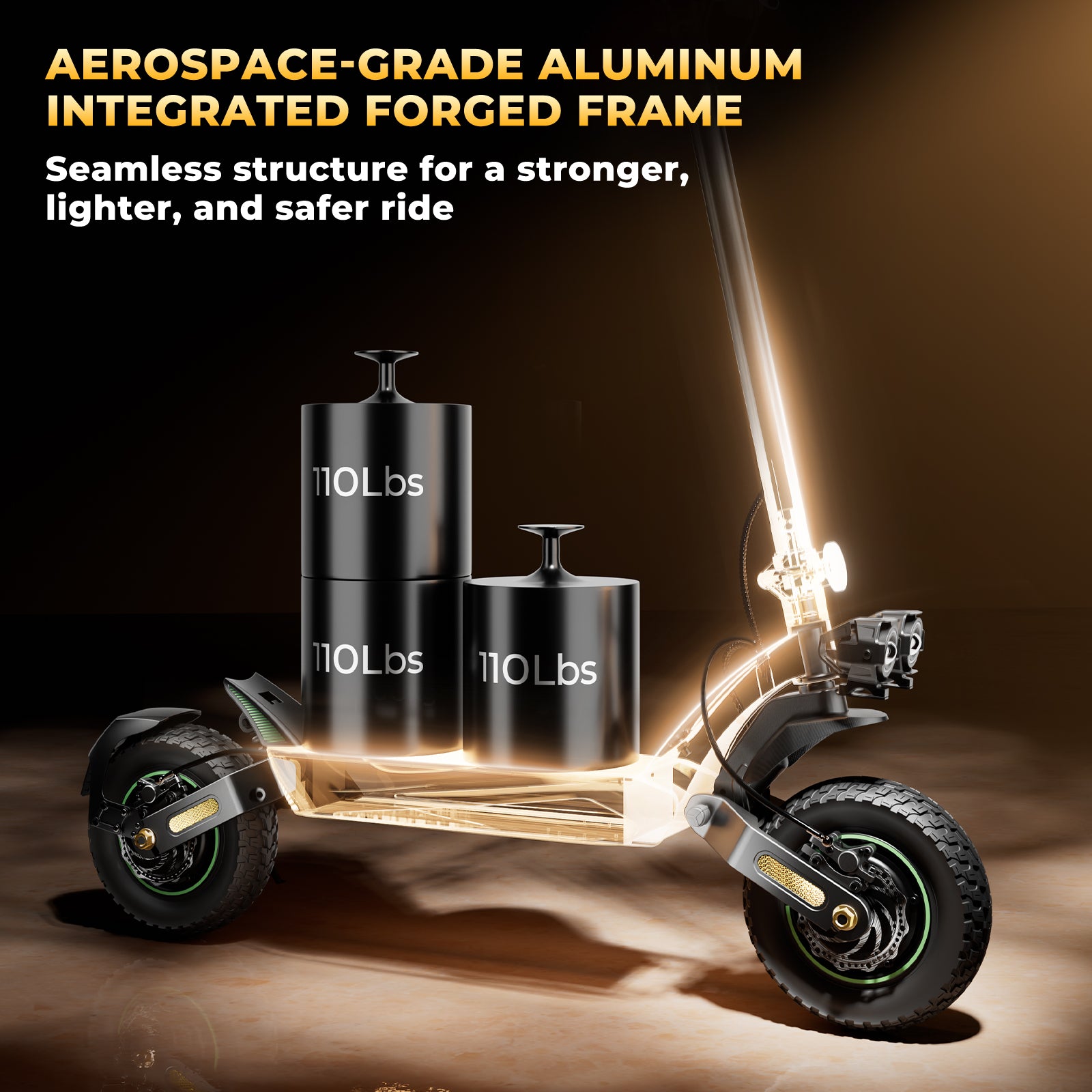 GT4 2400W Dual Motor Off-Road Electric Scooter(🔥 BFCM Sale)