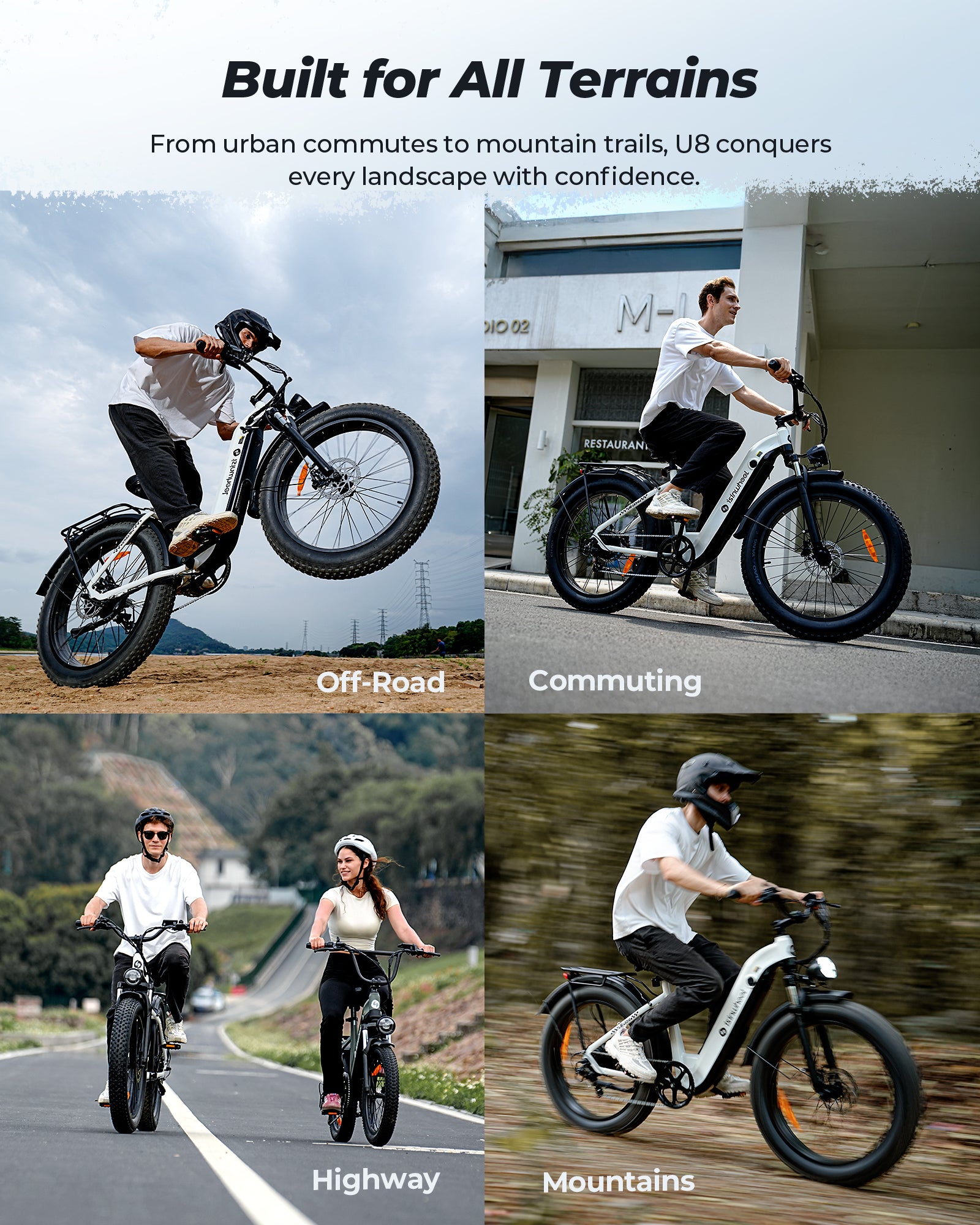 isinwheel U8 Ultra Electric Bike for Adults