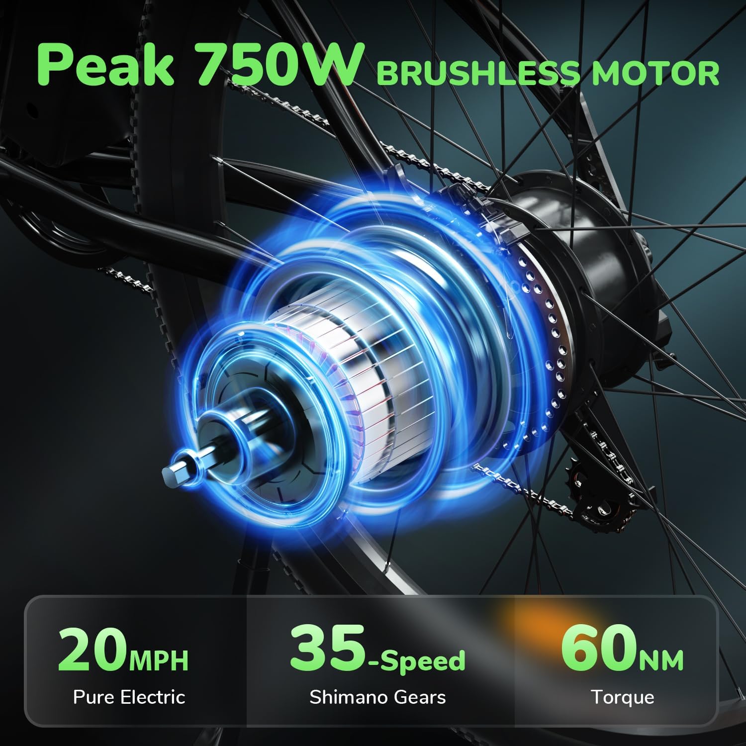 isinwheel M10s 750W Electric Commuter Bike