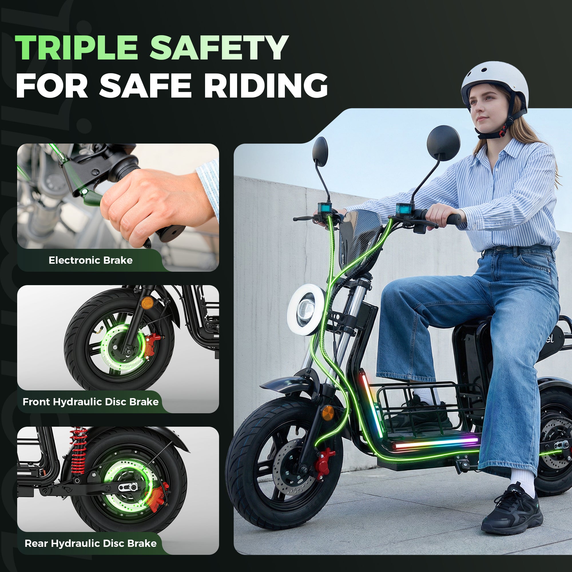 isinwheel H7 Commuting Electric Scooter