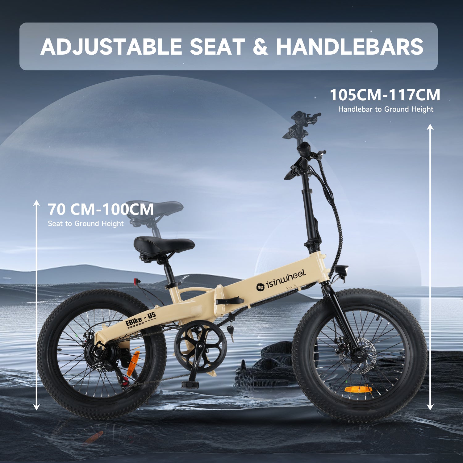 isinwheel U5 Pro Folding Electric Bike