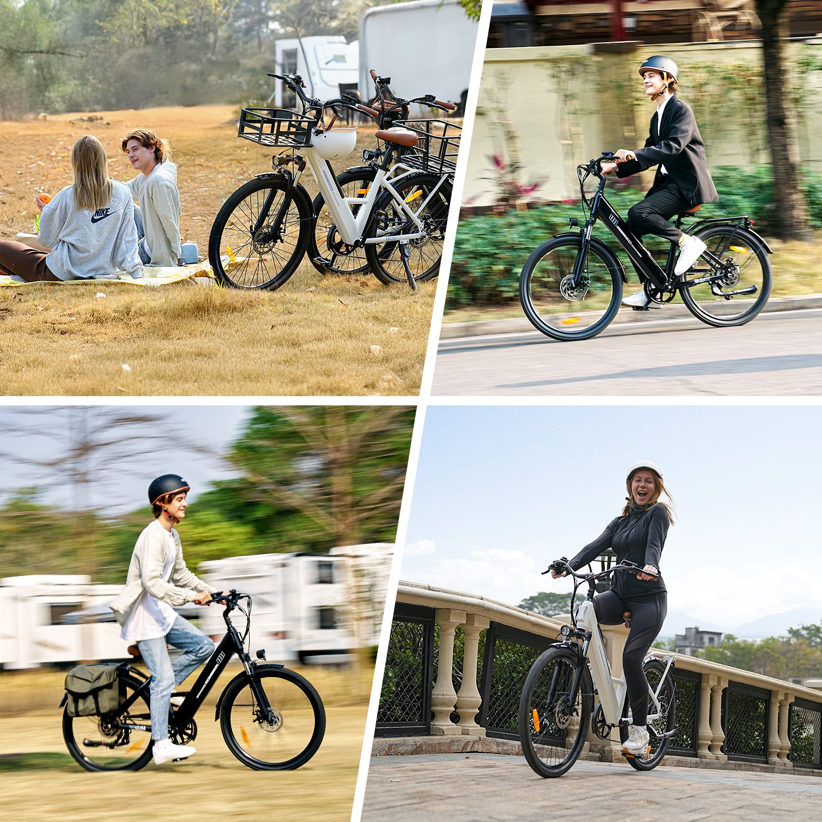 isinwheel Ucitys Electric Cruiser Bike