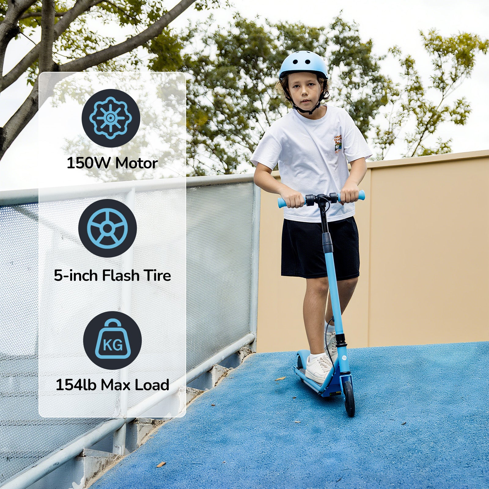 Trottinette électrique isinwheel S2 pour enfants de 6 à 12 ans