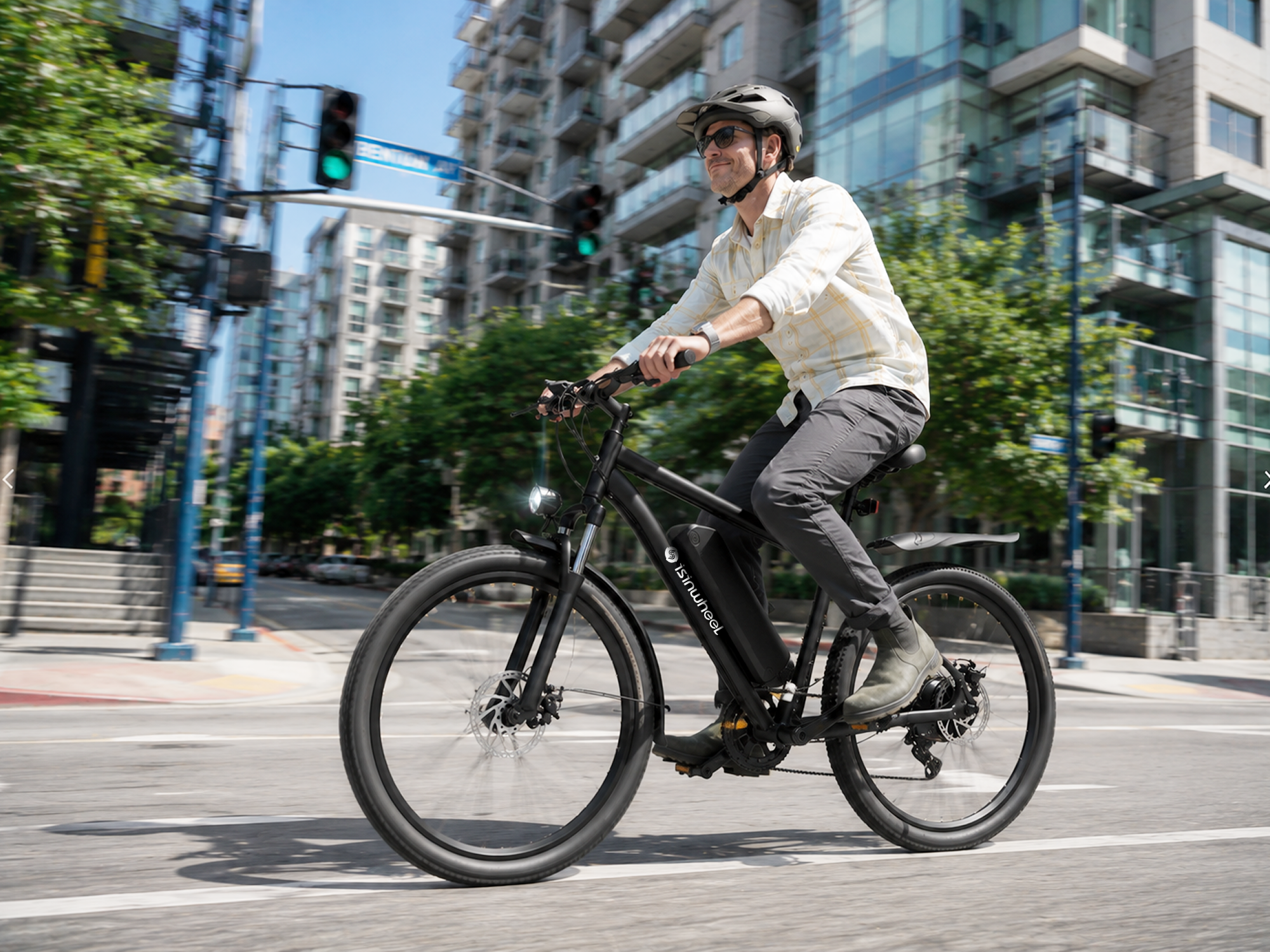 Vélo électrique de ville isinwheel M10