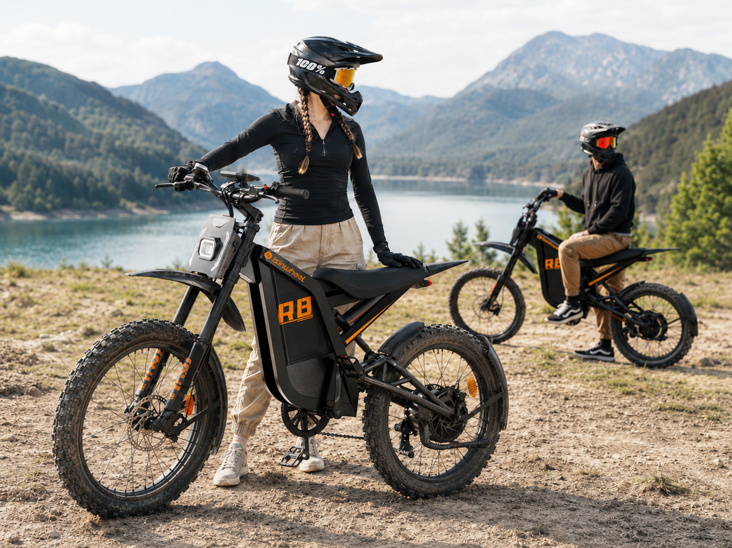 Moto tout-terrain électrique isinwheel R8 3000W