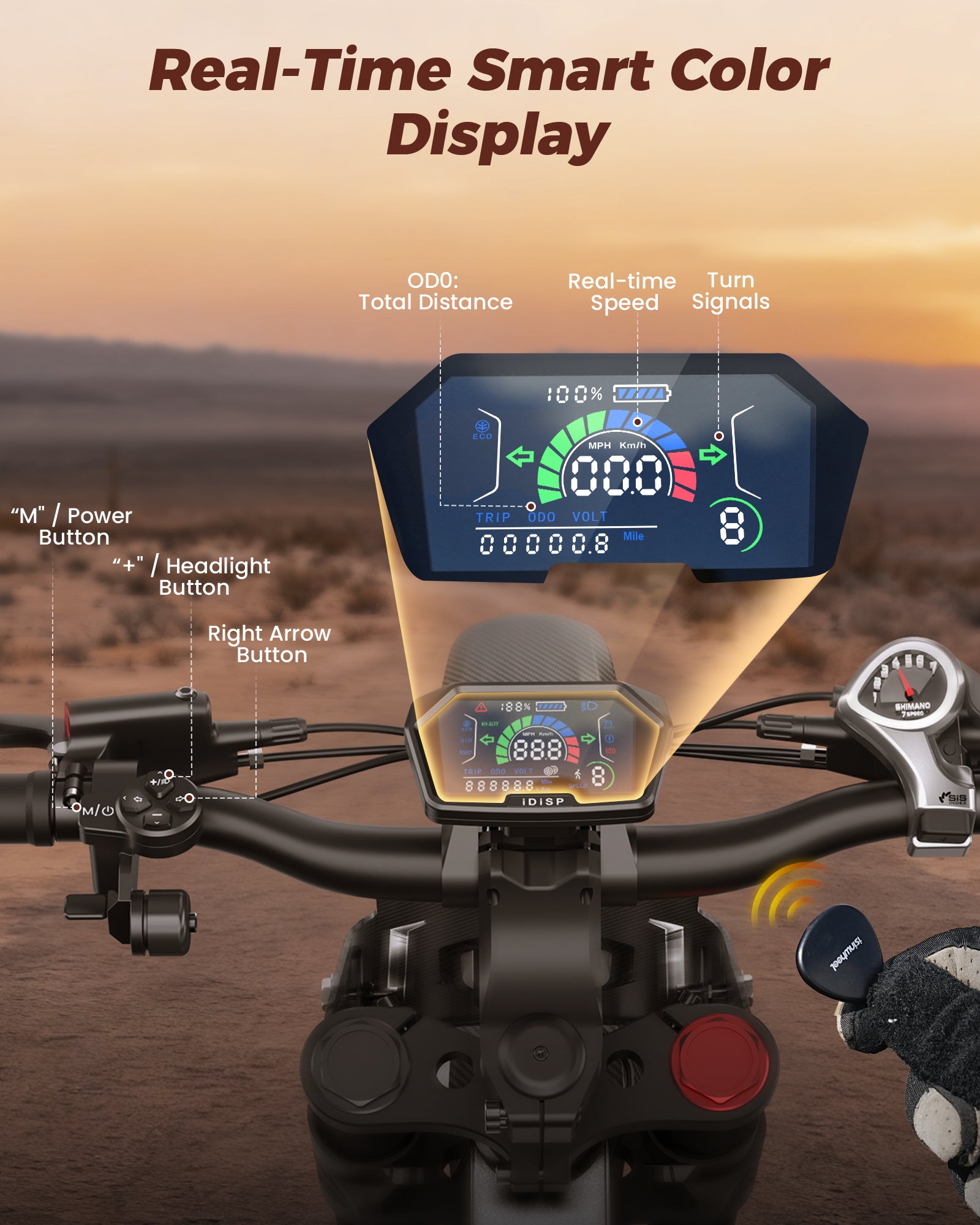 isinwheel R8 3000W Electric Dirt Bike