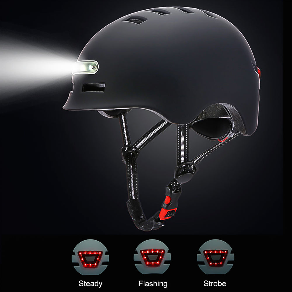 Casque de vélo et de scooter tout neuf avec éclairage LED
