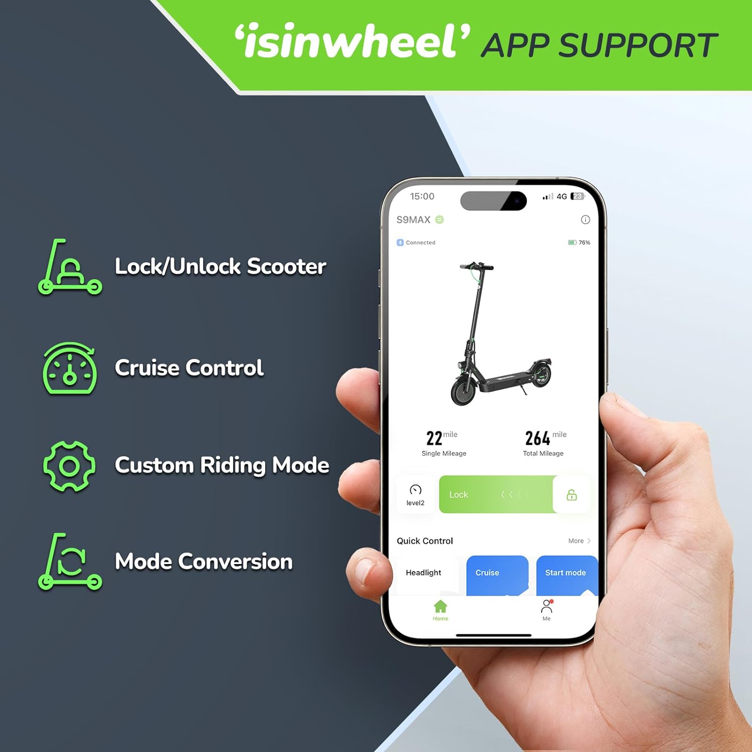 iSinwheel S9MAX 500W Electric Scooter Adult