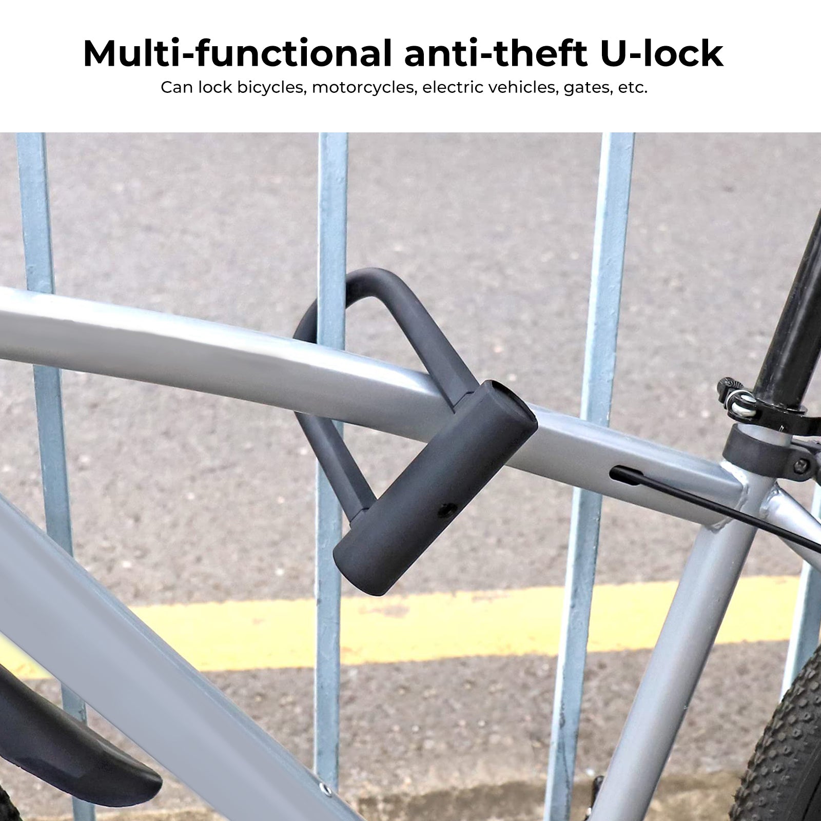 isinwheel Heavy Duty Security U Cable Lock