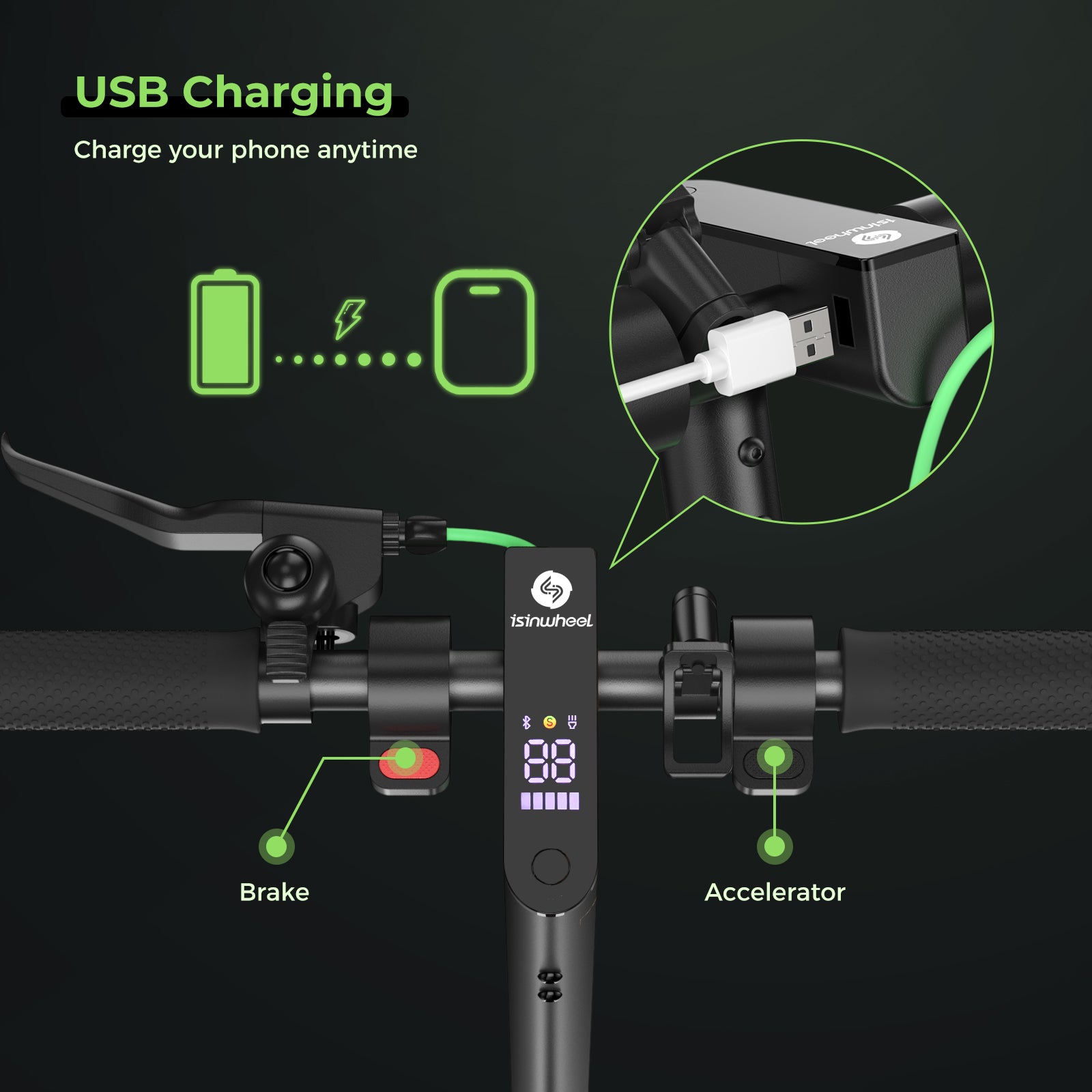 iSinwheel S9MAX 500W Electric Scooter Adult