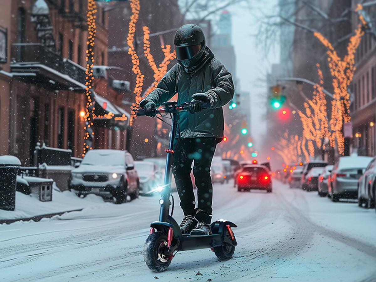 The Ultimate Guide to Winter Electric Scooter Riding – iSinwheel