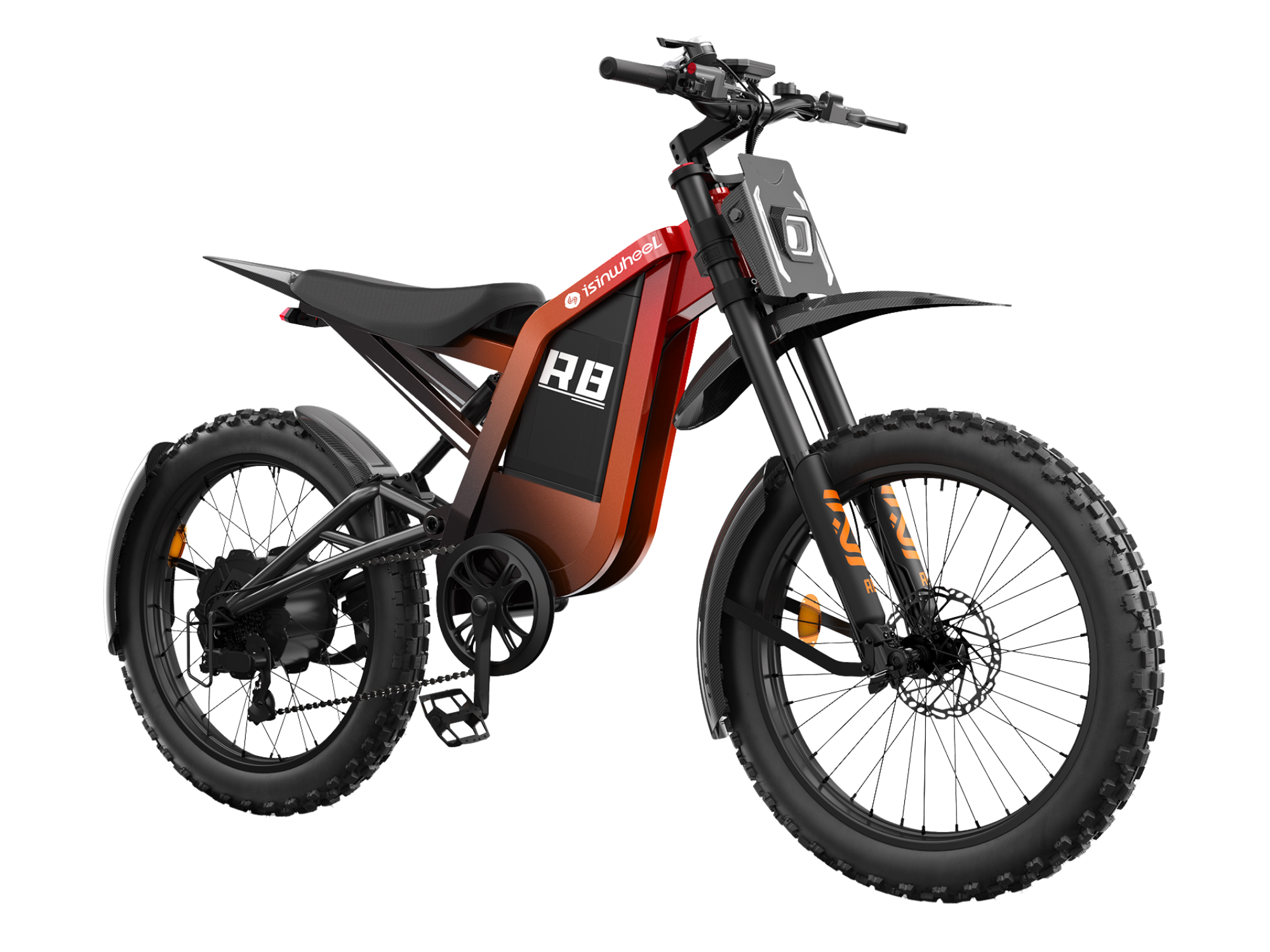 Moto tout-terrain électrique isinwheel R8 3000W