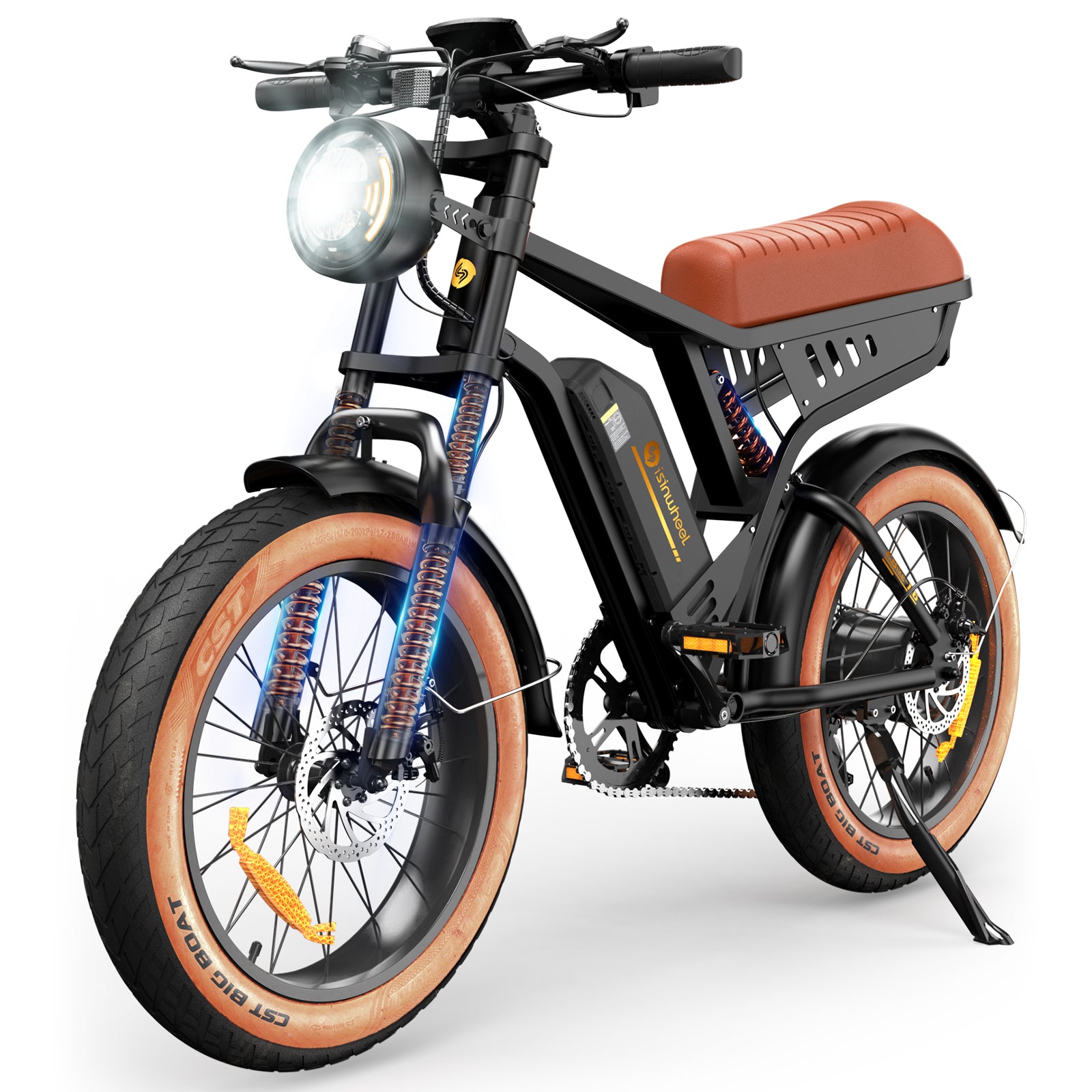 isinwheel R6 Retro Electric Bike