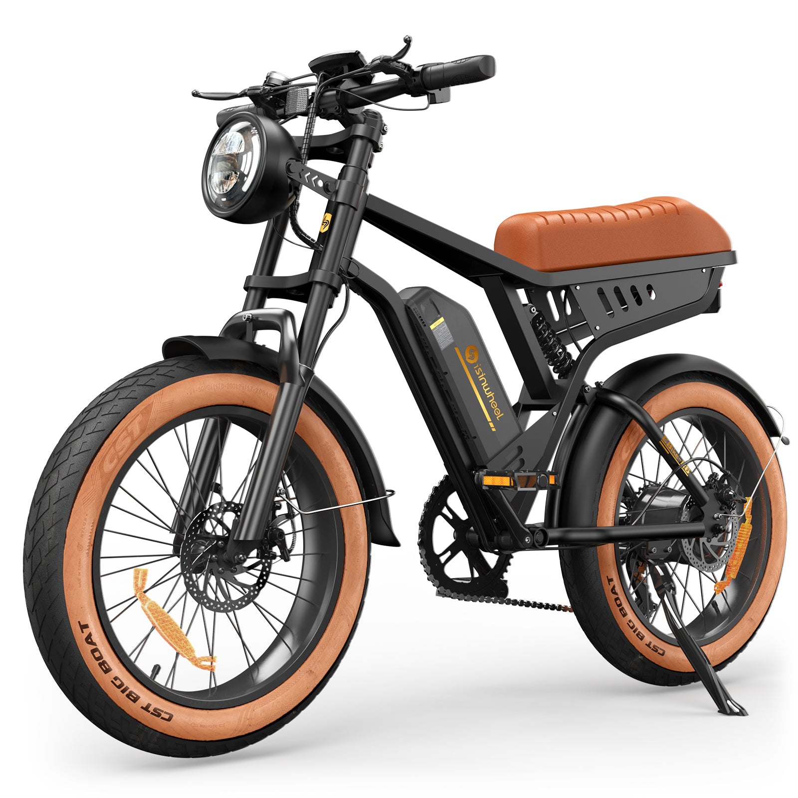 isinwheel R6 Retro Electric Bike