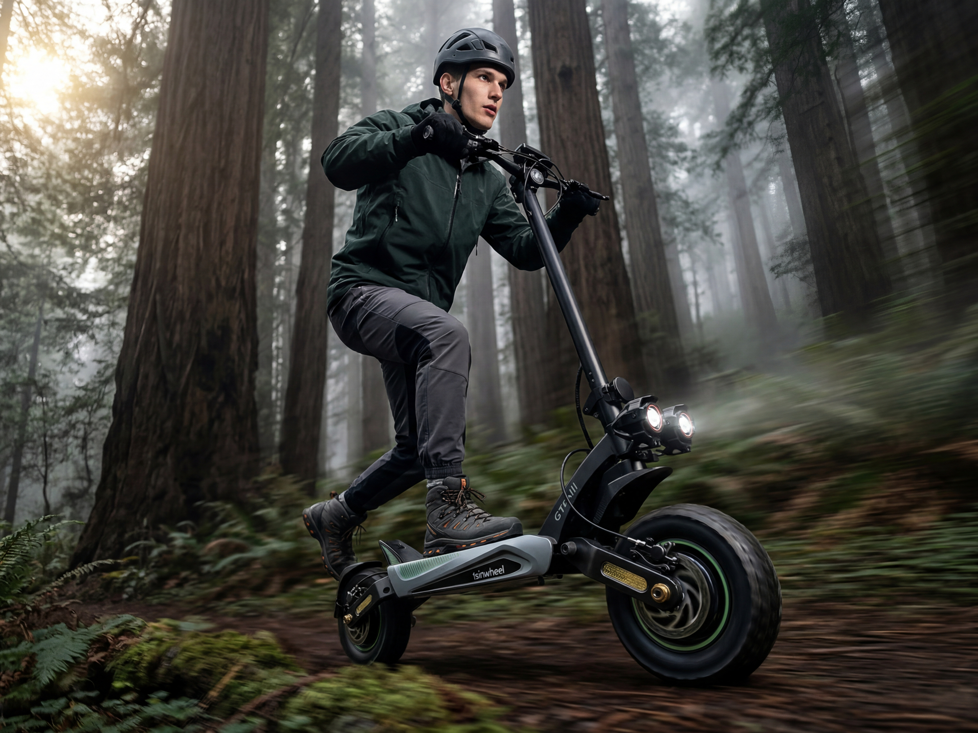 GT4 2400W Dual Motor Off-Road Electric Scooter