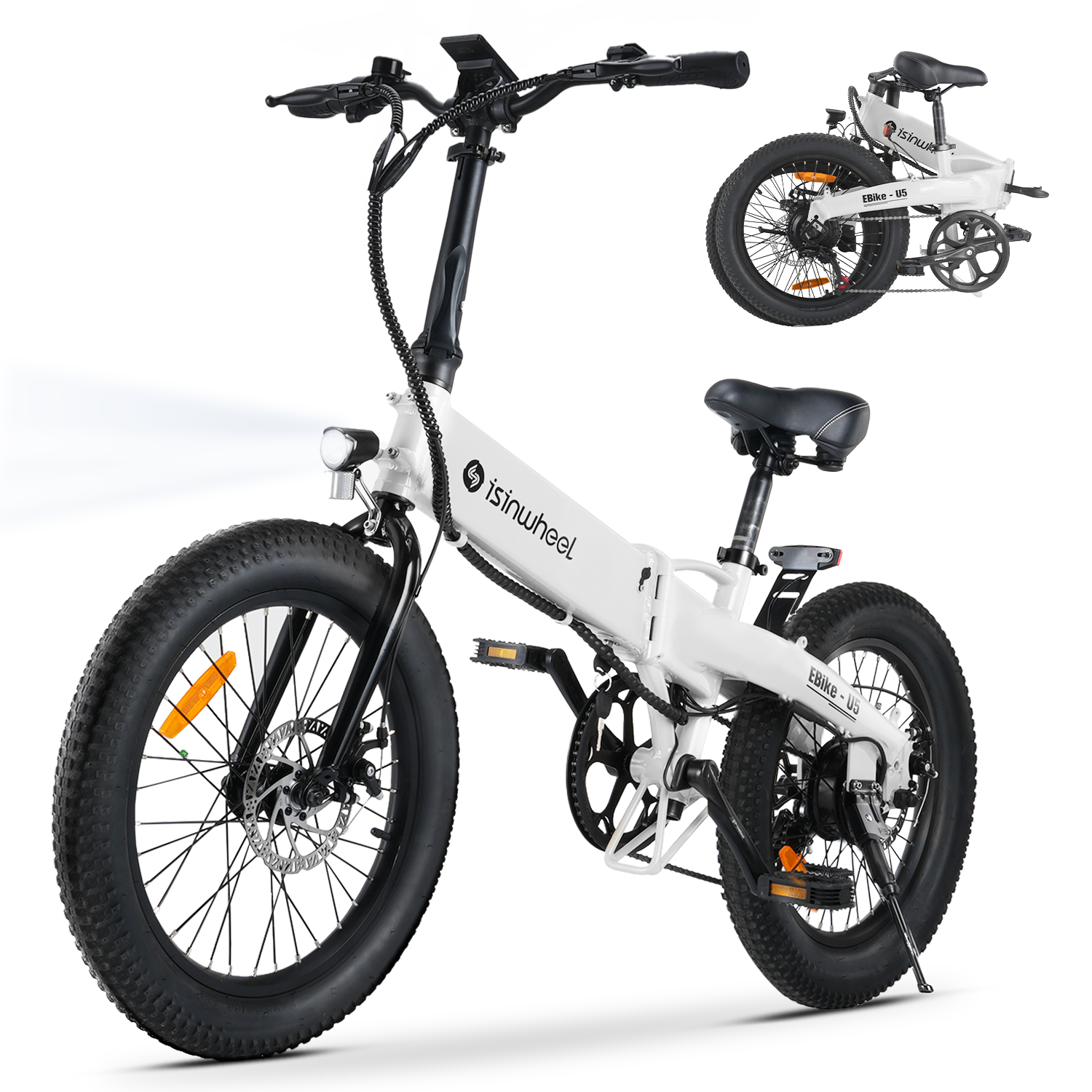 isinwheel U5 Electric Bike 500W 32KM H Electric Bike for Adults