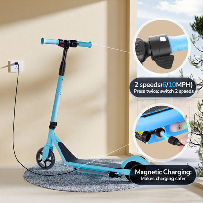 isinwheel S2 Electric Scooter for Kids Ages 6-12