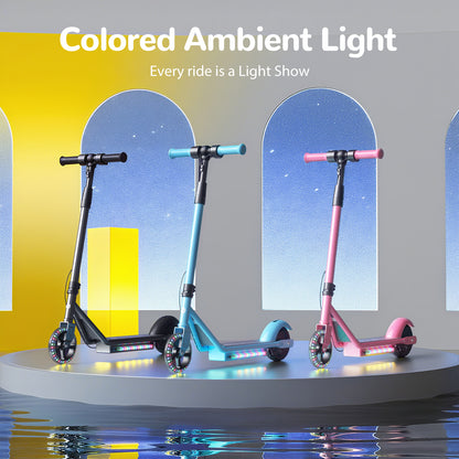 isinwheel S2 Electric Scooter for Kids Ages 6-12