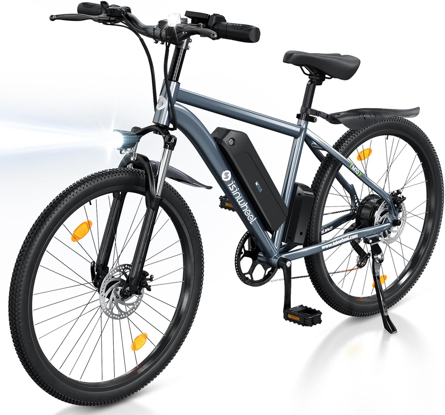 isinwheel M10 Ebike Fenders 26-Inch Bicycle Mudguard Front