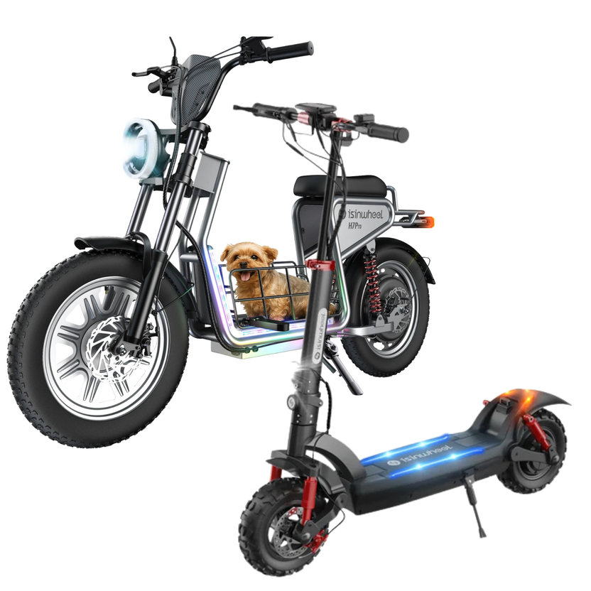Offre combinée : 10 % de réduction ! Isinwheel : deux trottinettes électriques au meilleur prix