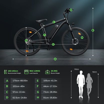 isinwheel Upgrades M10S 500W Electric Commuter Bike