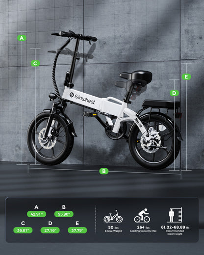 isinwheel U3 Folding Electric Bike