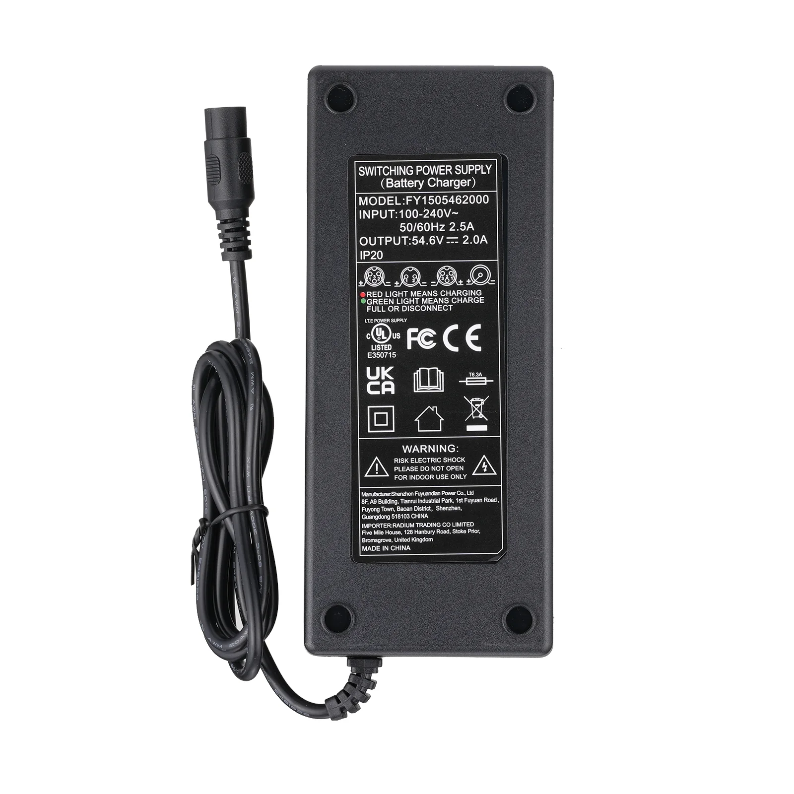 isinwheel New Charger Adapter for GT2 Electric Scooter