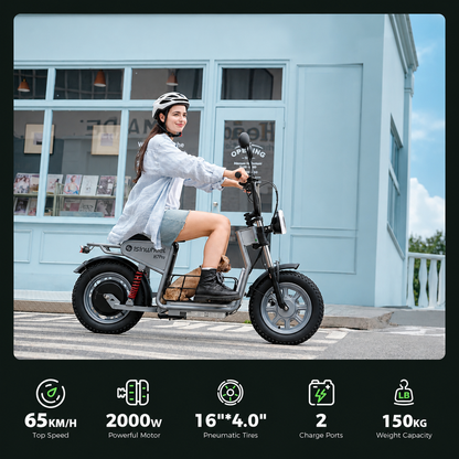 Trottinette électrique haut de gamme isinwheel H7Pro avec siège