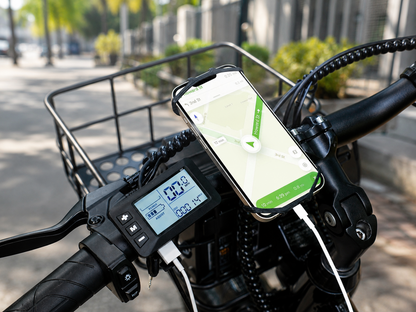 isinwheel M40 Folding Electric Bike with Basket