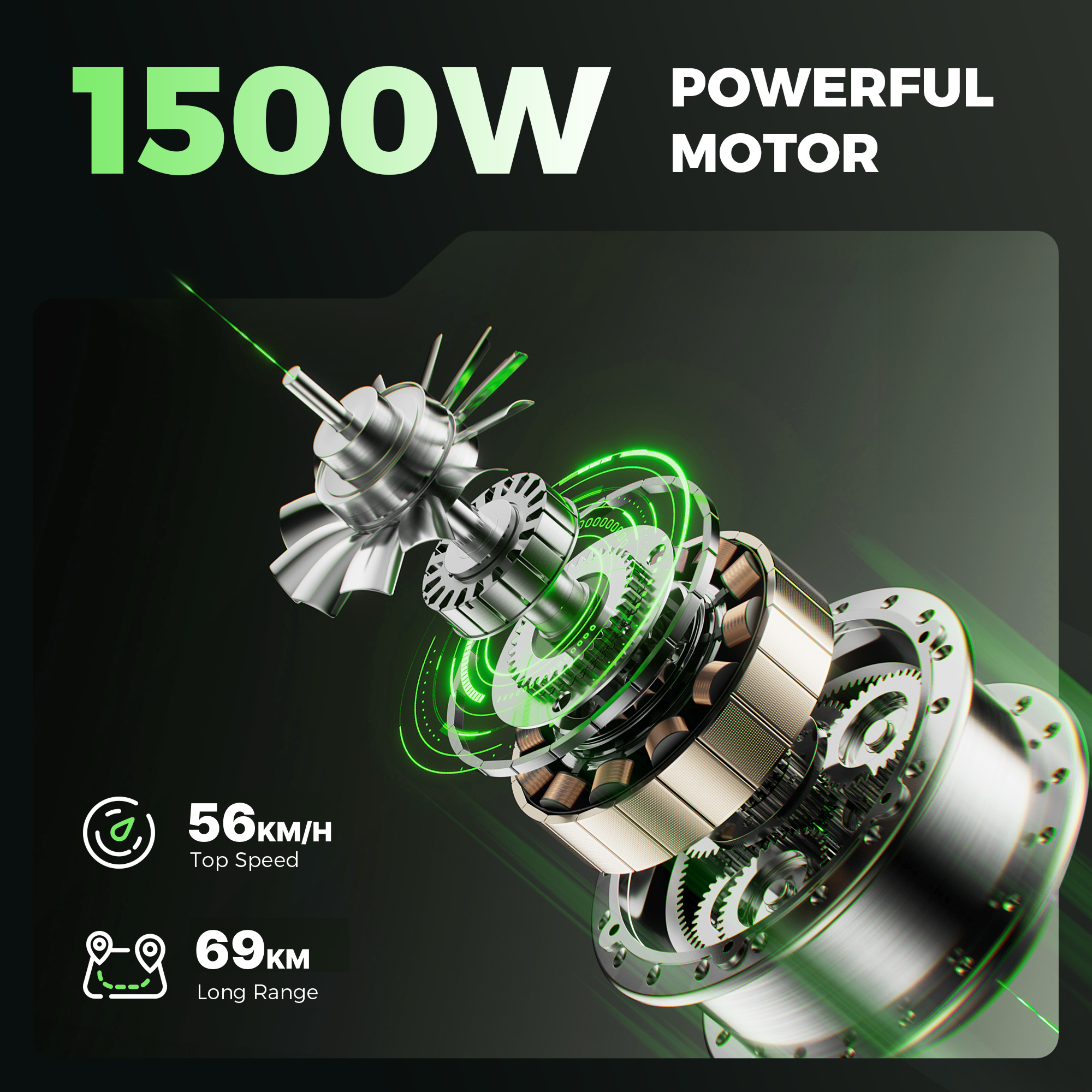 isinwheel H7 Commuting Electric Scooter