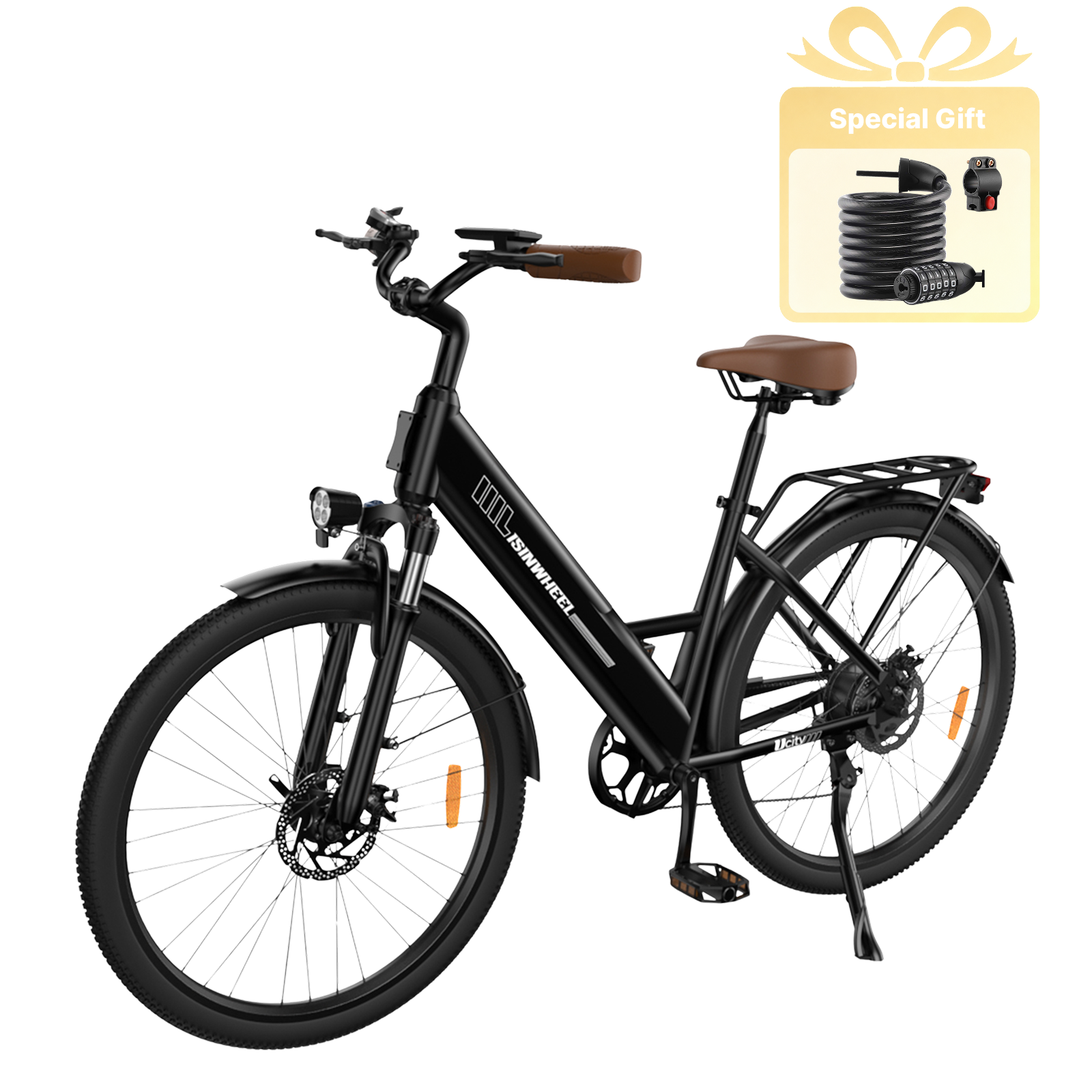 isinwheel Ucitys Electric Cruiser Bike
