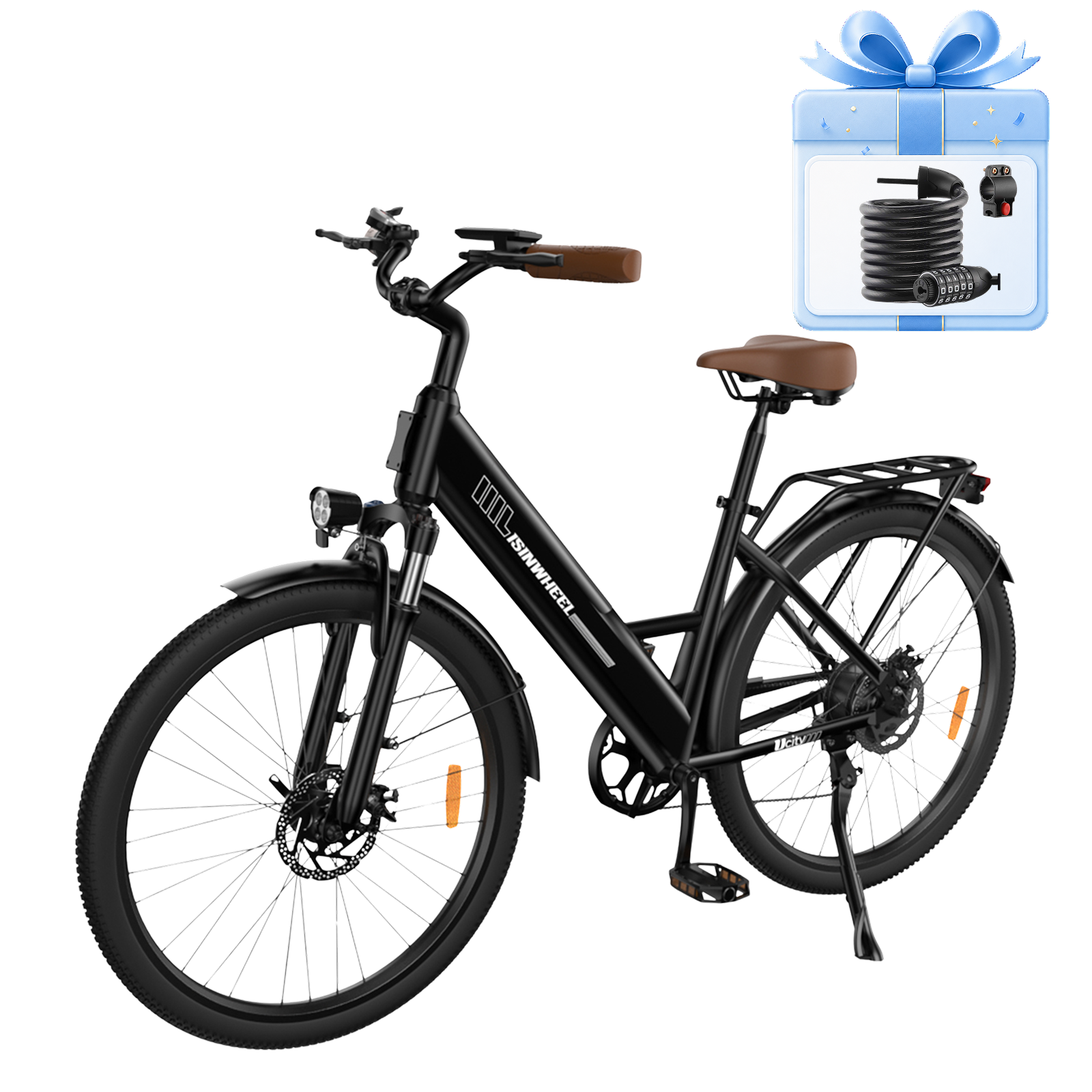isinwheel Ucitys Electric Cruiser Bike