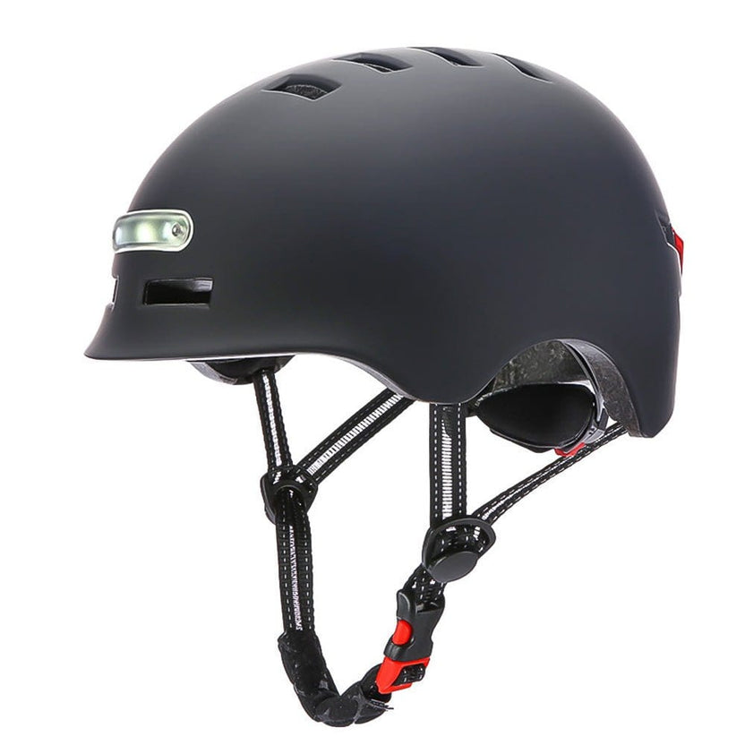 Casque de vélo et de scooter avec lumière LED