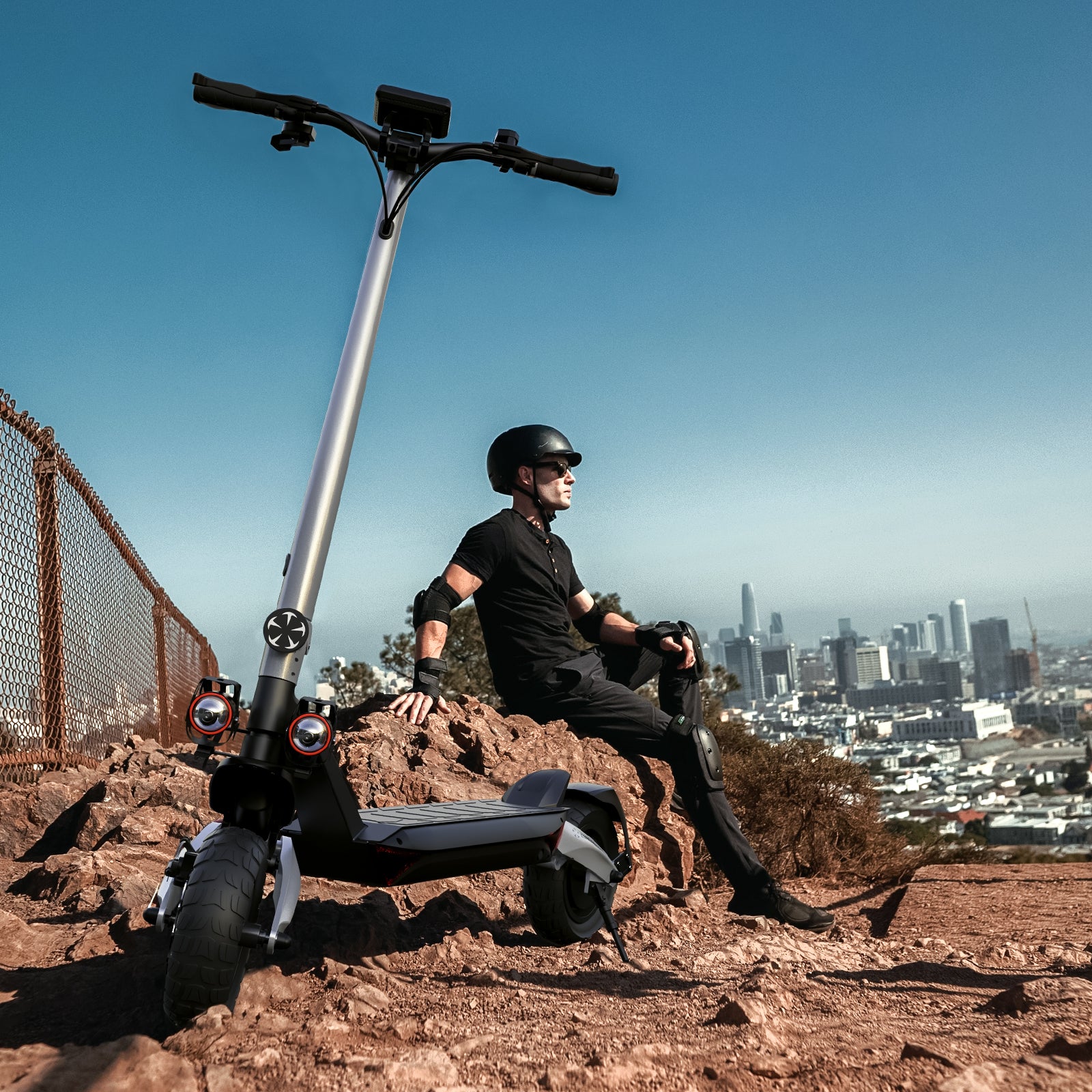 RPro 1600W Dual Motors Off Road Electric Scooter